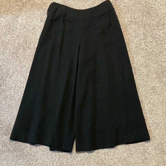 Talbots Petites Black Culottes / Gauchos 2P - Picture 13 of 16